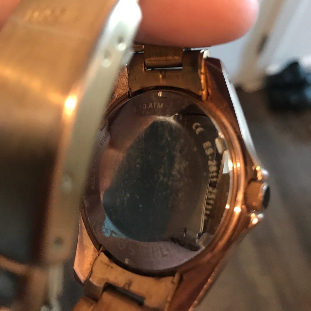FOSSIL Riley Rose-Tone Stainless Steel Watch - Picture 5 of 5